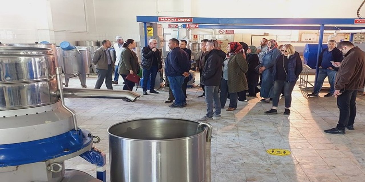 Karamanlı üreticiler Milas’taki işletmeleri gezdi