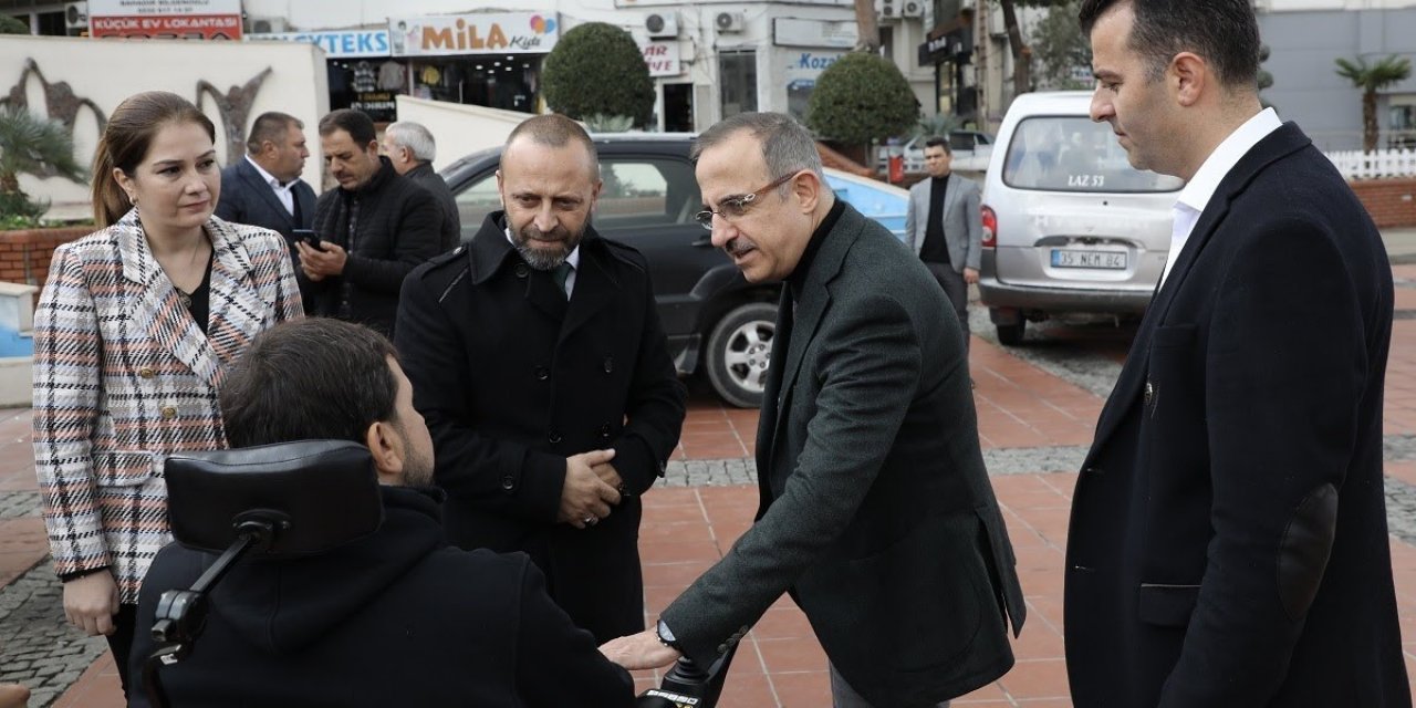 AK Parti İl Başkanı Sürekli, engellilerle buluştu