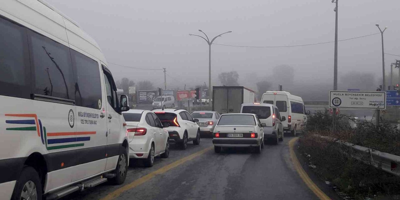 Muğla’da yoğun sis ulaşımı etkiledi
