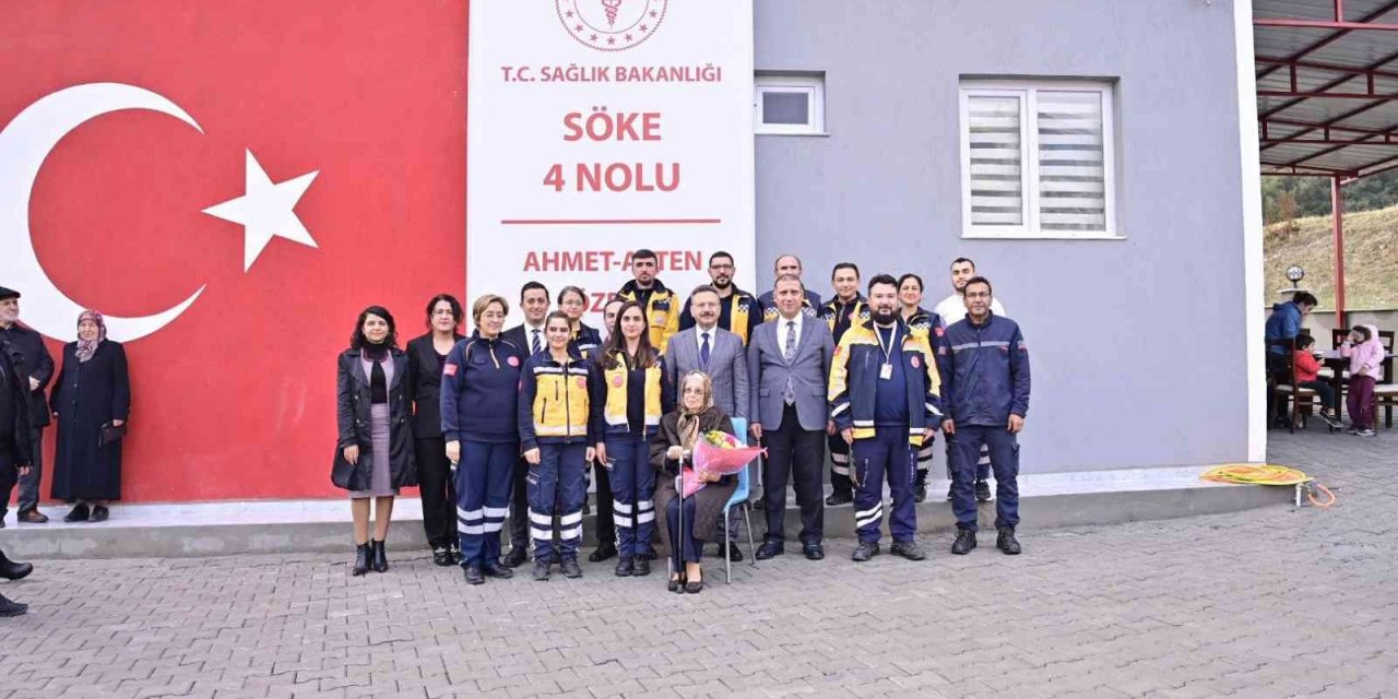 Hayırsever tarafından yaptırılan Acil Sağlık Hizmetleri İstasyonu hizmete girdi