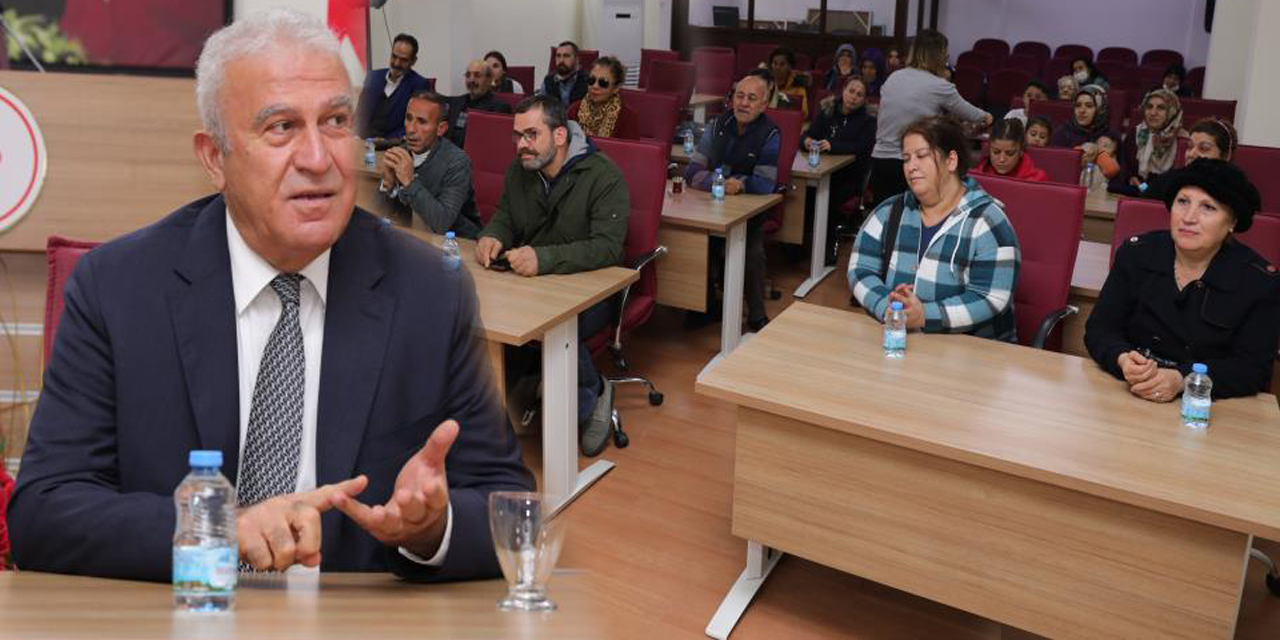 Başkan Atay, bitpazarı esnafıyla bir araya geldi