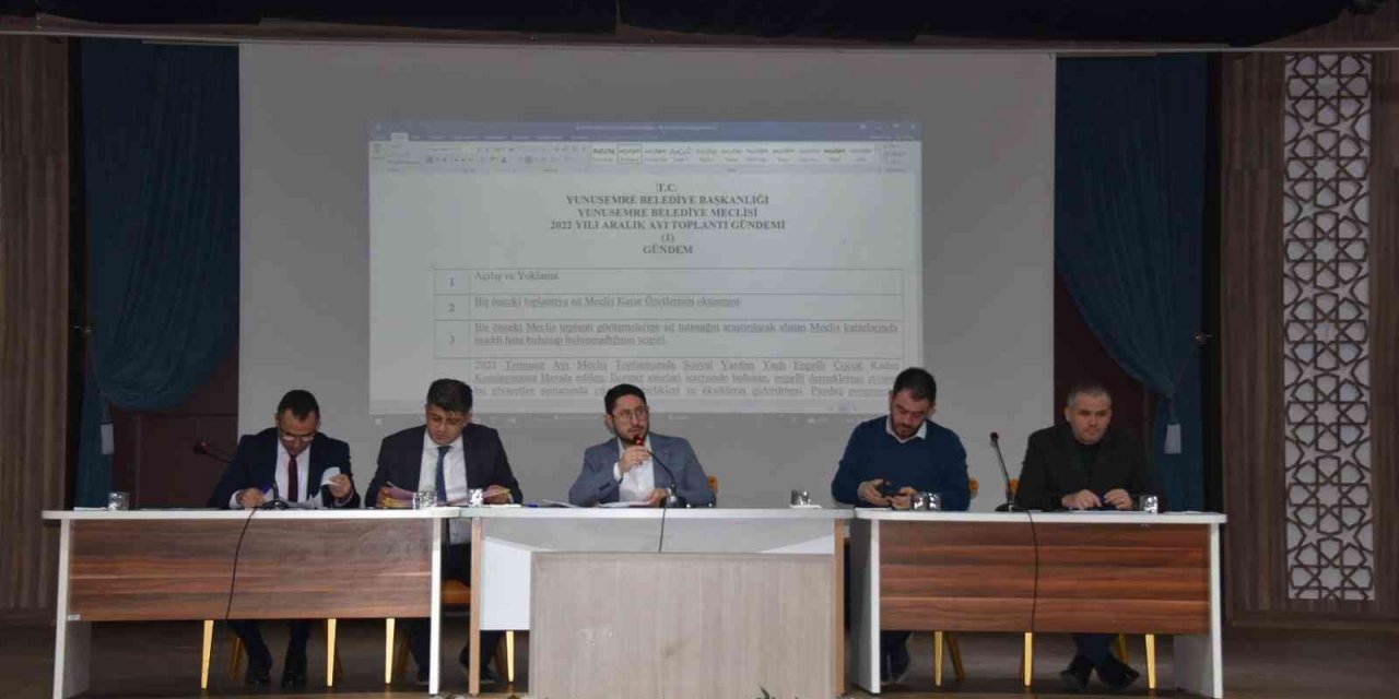 Yunusemre’de yılın son meclisi toplandı