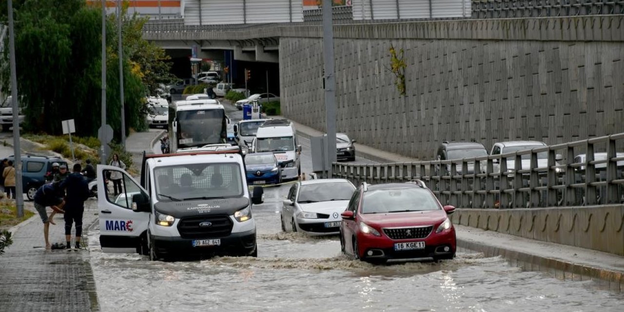Aydın’ın batısına kuvvetli yağış uyarısı