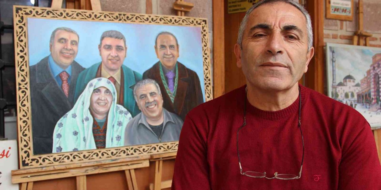 Uçak kazasından önce aile tablosu siparişi vermiş