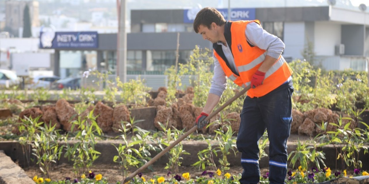 Bodrum’da peyzaj çalışmaları devam ediyor