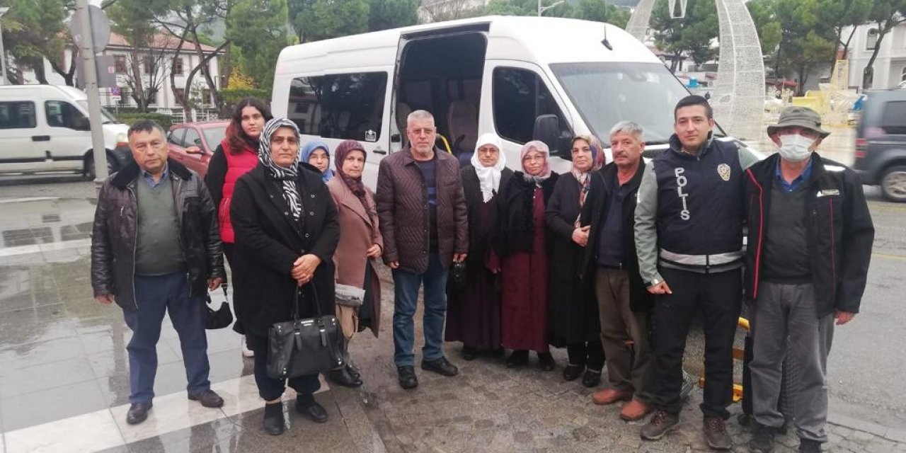 Fethiye Emniyetinden şehit ailelerine Afyonkarahisar gezisi