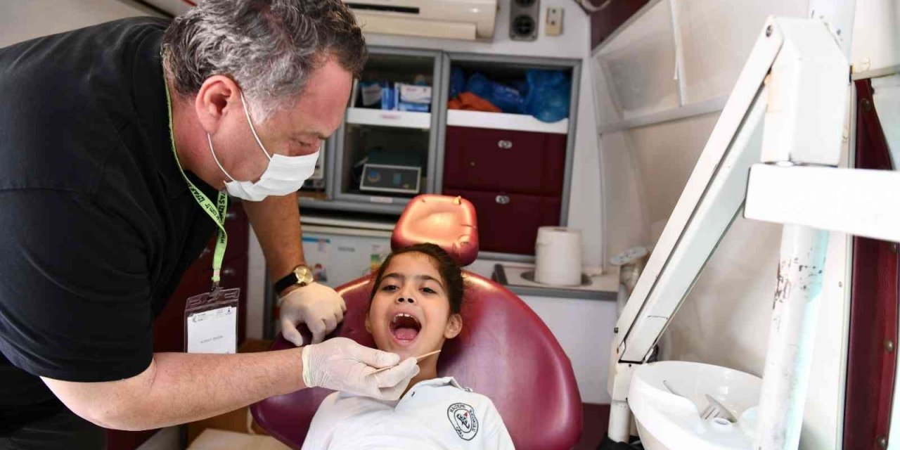 Çiğlili çocuklara ağız ve diş sağlığı taraması