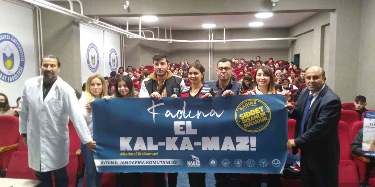 Öğrencilere kadına şiddet ve siber zorbalık eğitimi verildi