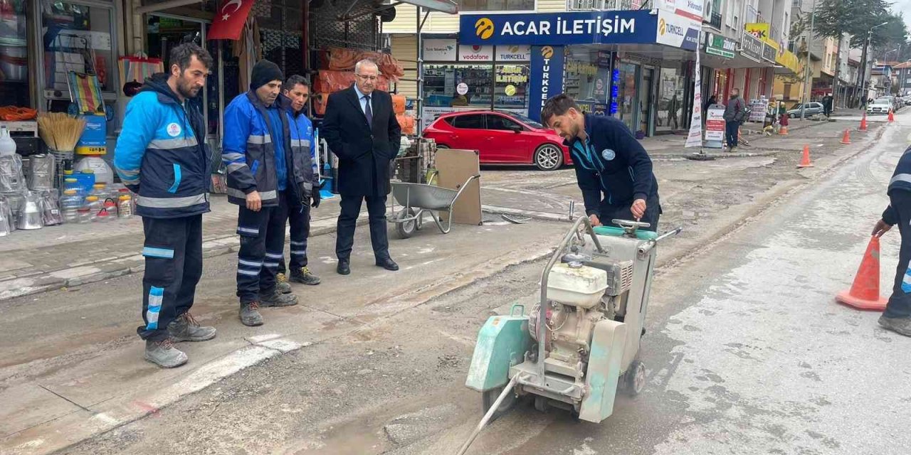 Çameli’nde alt ve üst yapı çalışmaları hızla devam ediyor