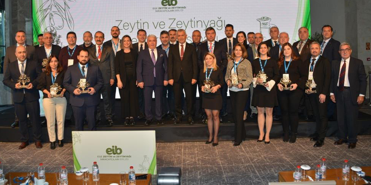 Aydın, 2021 yılı Zeytin ve Zeytinyağı İhracat Ödül Töreni’ne damga vurdu