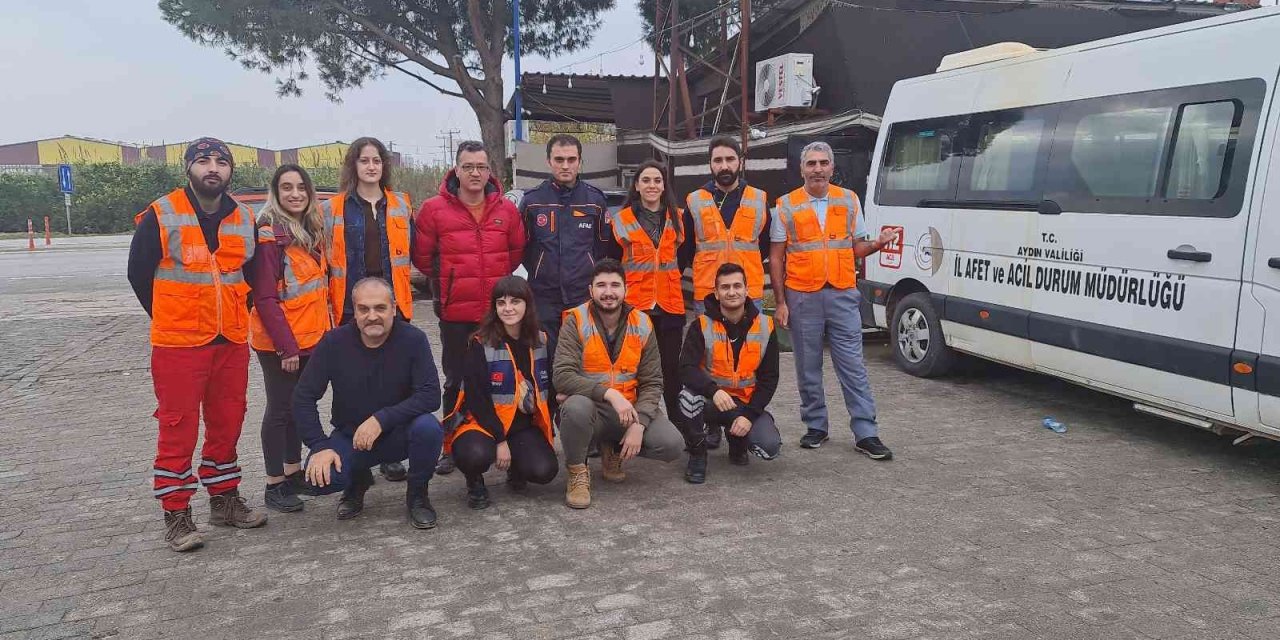 Destek AFAD Gönüllüleri Aydın’a döndü