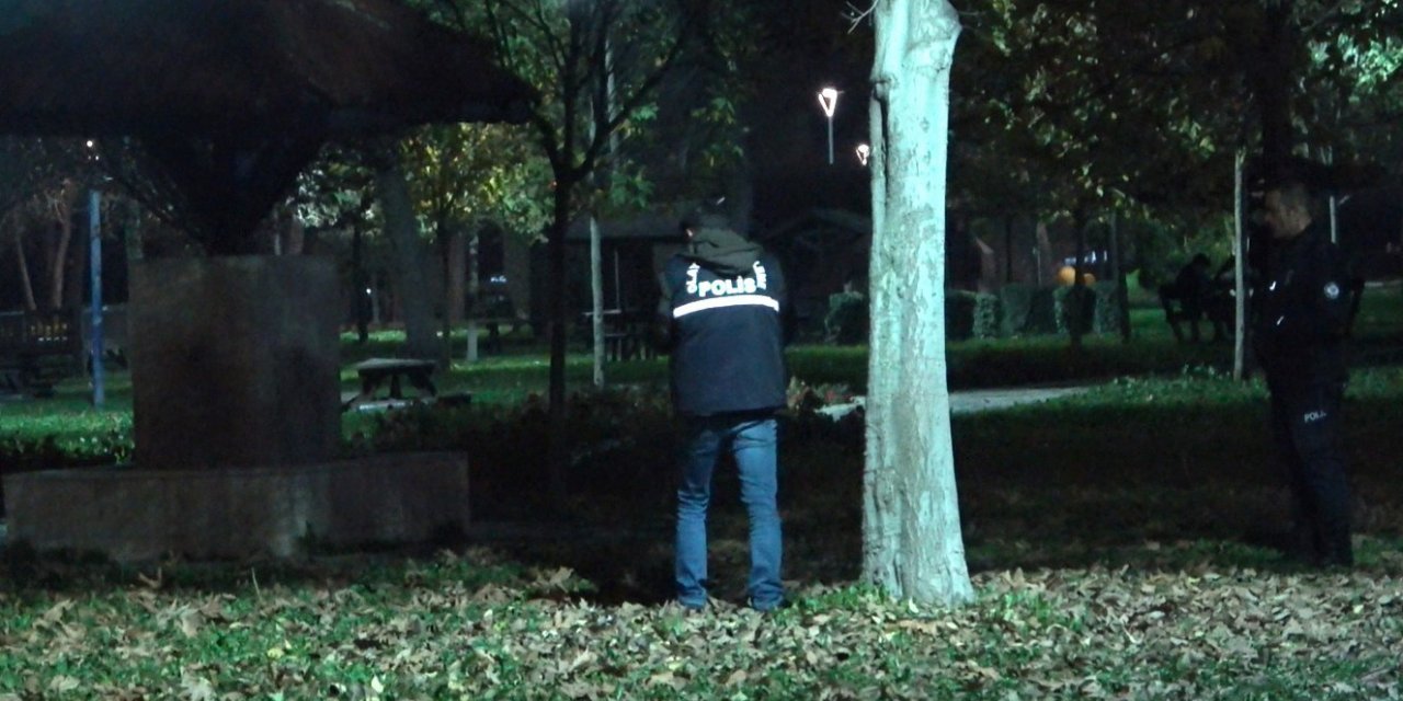 Parkta karşılaşan çocukların kavgasında kan aktı