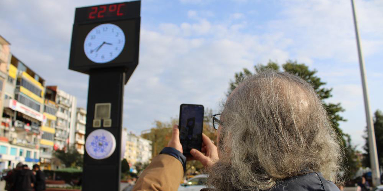 Aydın havası şaşırttı, termometreler 22 dereceyi gösterdi