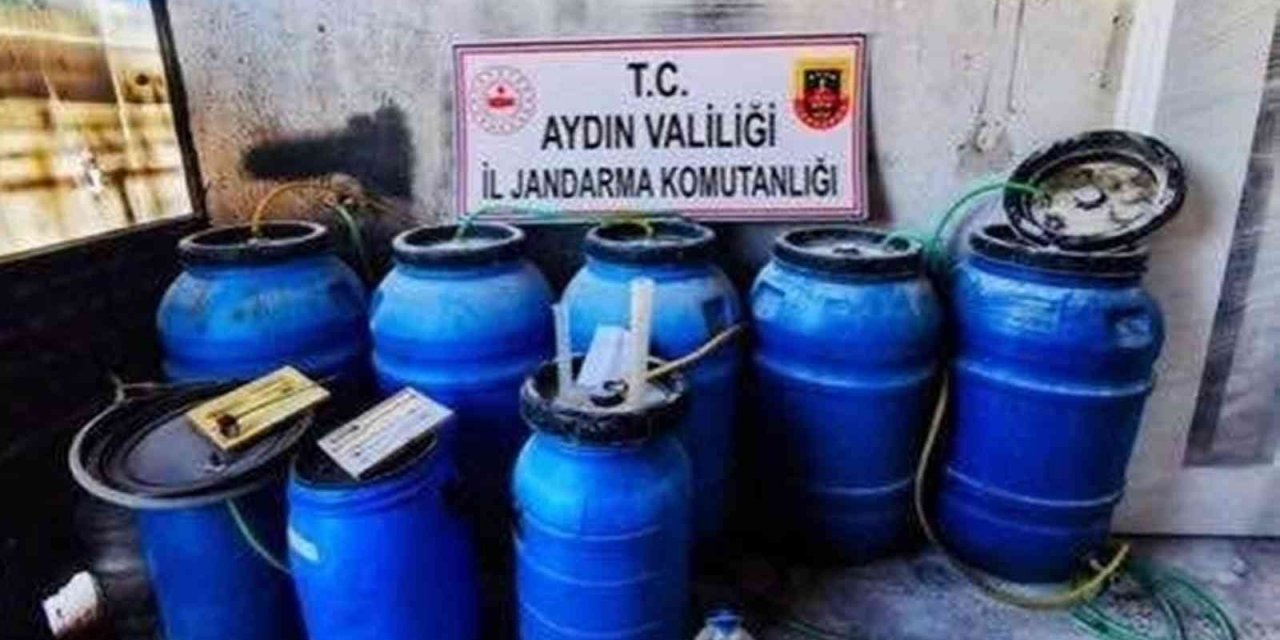 Jandarma yılbaşı öncesi 5 bin 805 litre kaçak alkol ele geçirildi
