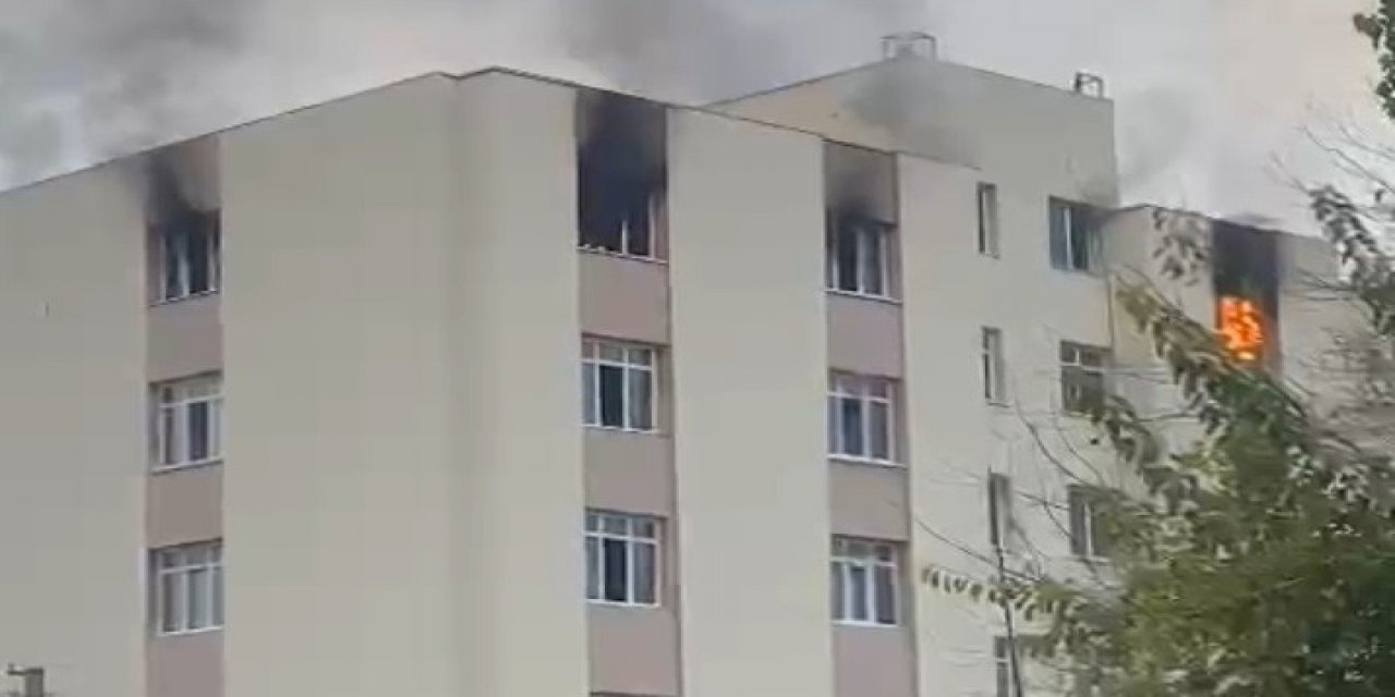 İzmir’de eski yurt binasında korkutan yangın