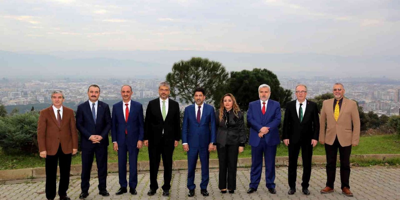 ADÜ Rektörü Aldemir mevkidaşlarını ağırladı