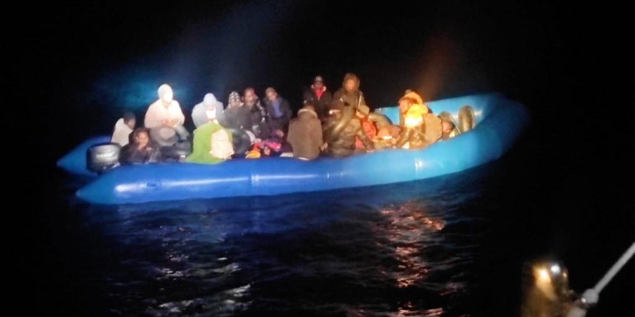 Bodrum’da 32 göçmen kurtarıldı, 23 göçmen yakalandı