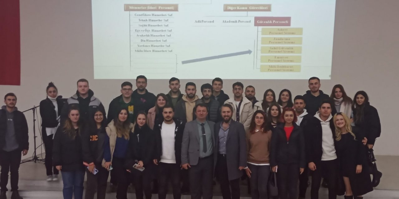 Nazilli İİBF’de ’Türkiye Askeri Personel Alanı ve Yönetimi’ eğitimi verildi