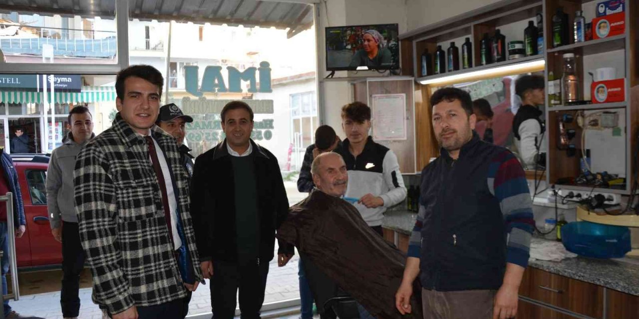 Kaymakam Okumuş esnafları dinledi