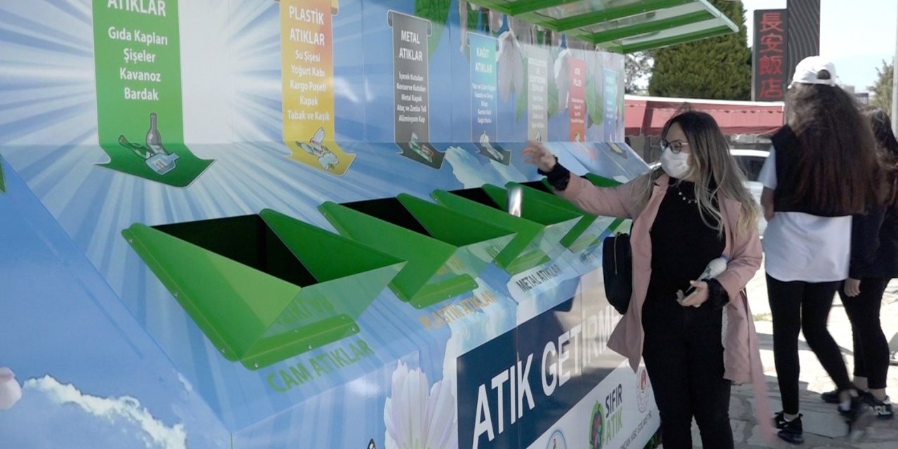 Pamukkale’de atıklar ayrıştırılarak toplanıyor