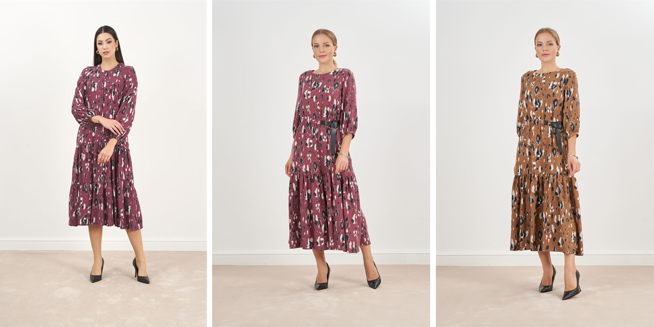 Gecelerin vazgeçilmezi midi elbise modelleri