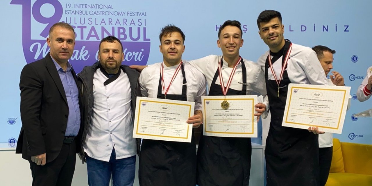 Denizli’de aşçılık programı öğrencilerinden büyük başarı