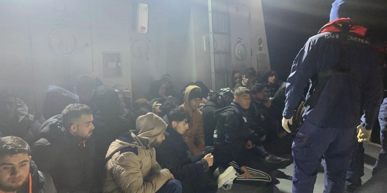 35 düzensiz göçmen yakalandı