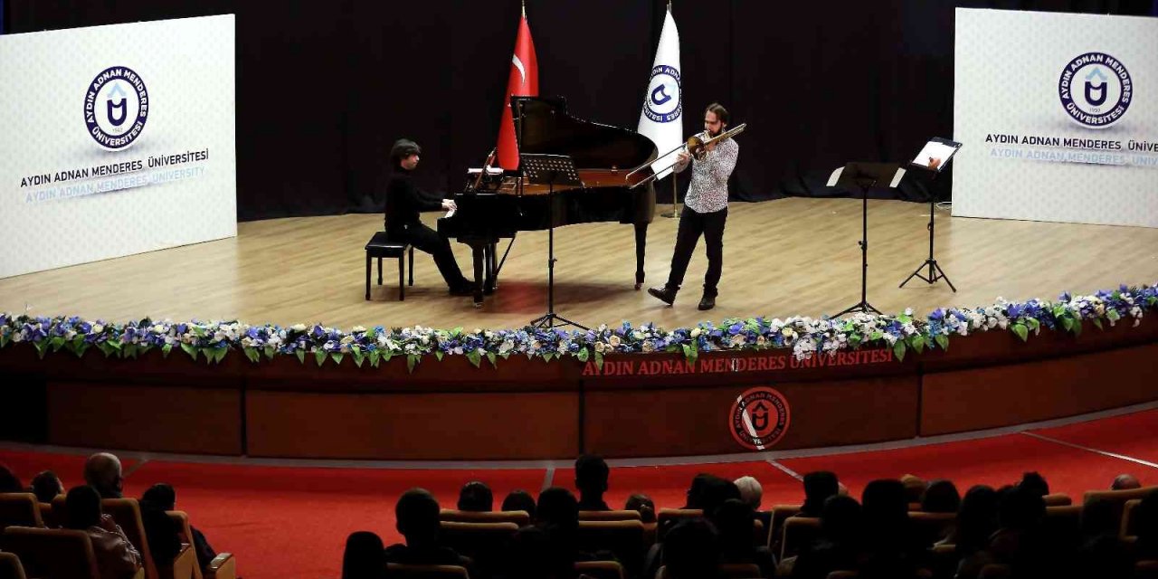 ADÜ’de trombon ve piyano konseri gerçekleşti
