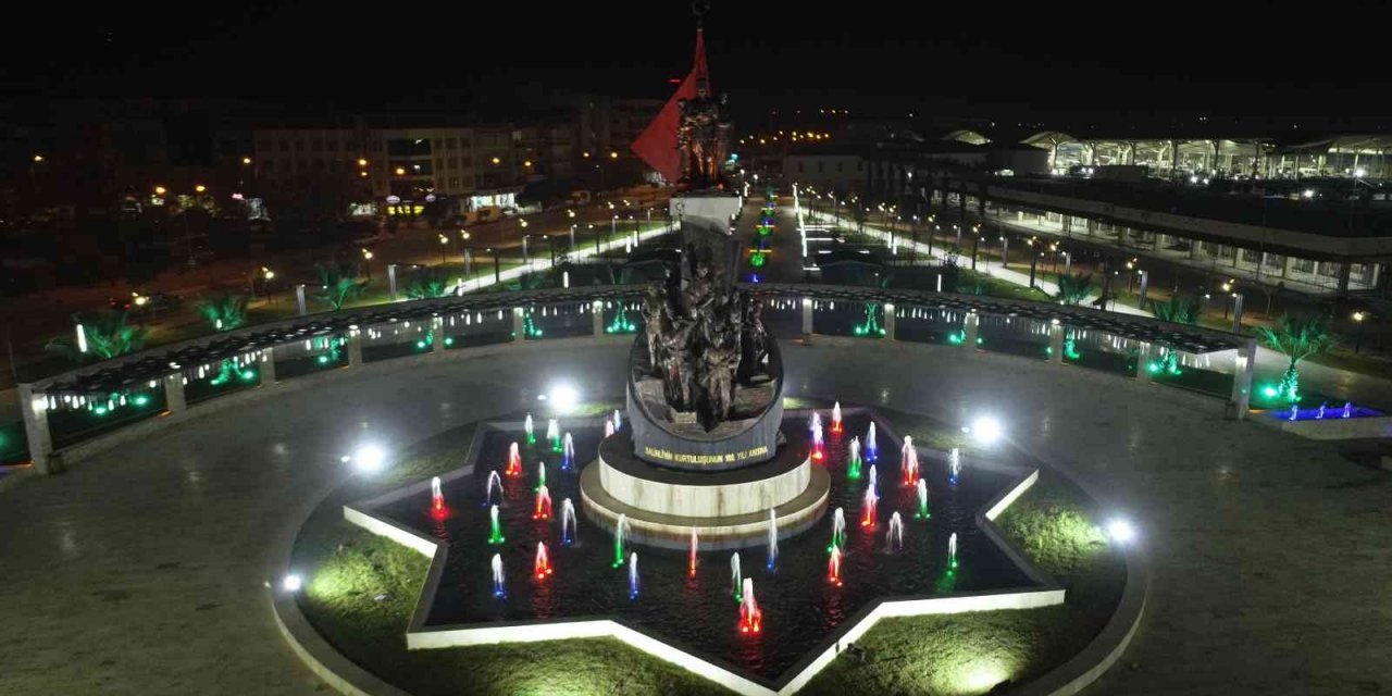 Salihli yeni yıla ışıl ışıl giriyor