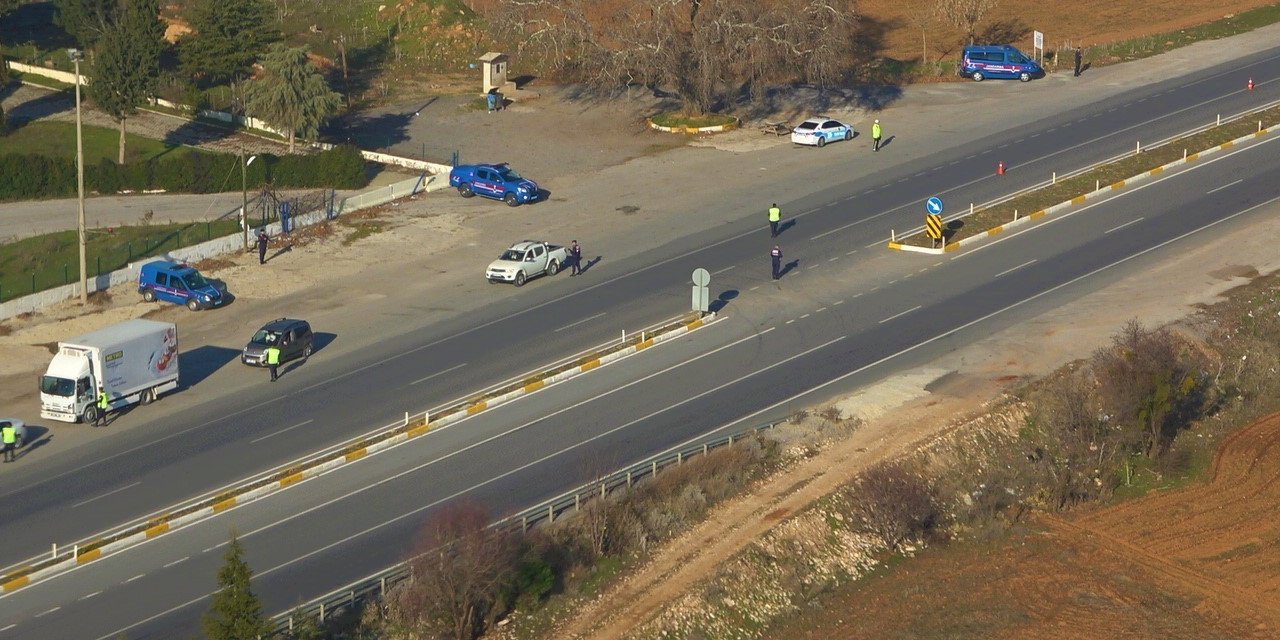 Yılbaşı trafiğine havadan sıkı denetim