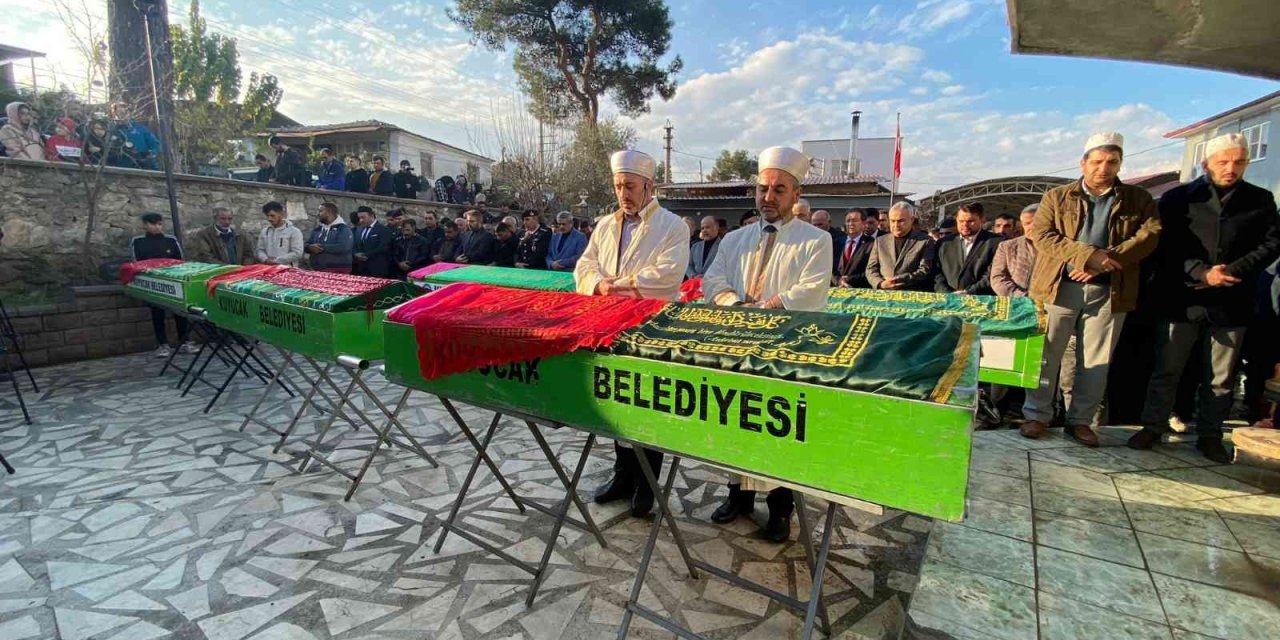 Patlamada hayatını kaybeden 5 kişi son yolculuğa uğurlandı