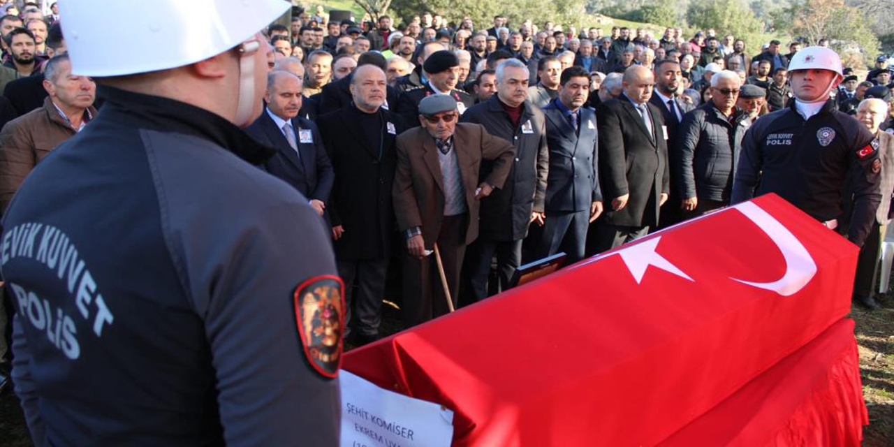 Çineli şehit komiser son yolculuğuna uğurlandı