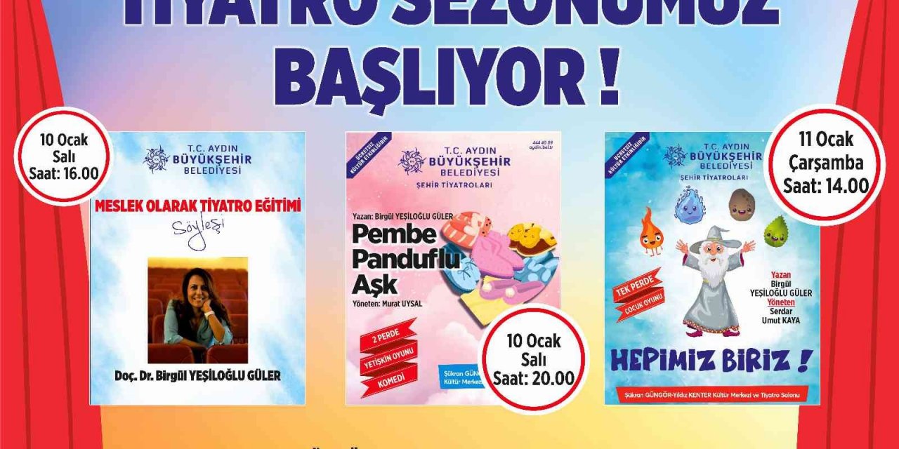 Büyükşehir’de tiyatro sezonu açılıyor