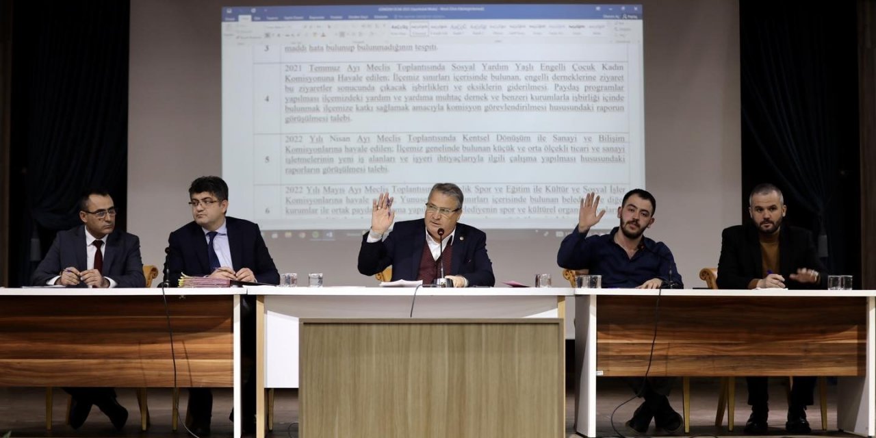 Yunusemre’de 2023 yılının ilk meclisi toplandı