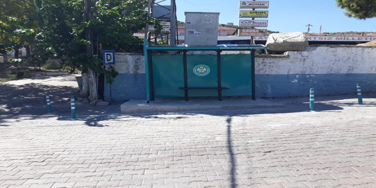 Saruhanlı’nın mahallelerinde durak çalışmaları tamamlandı