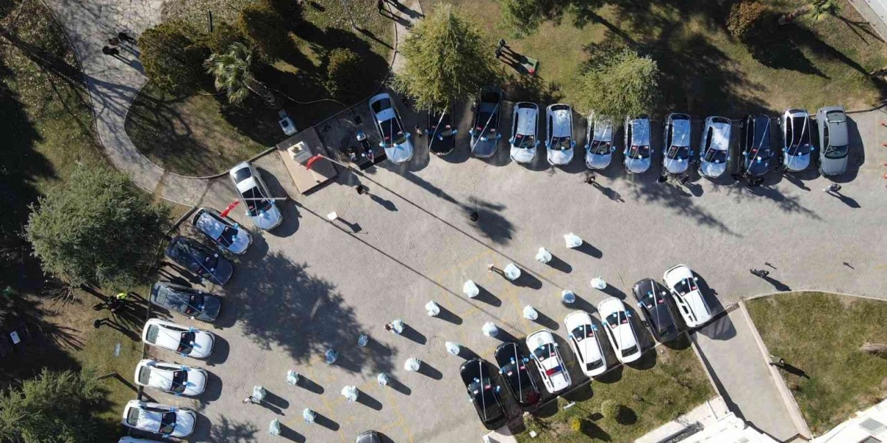 Muğla emniyetinin yeni araçları tanıtıldı