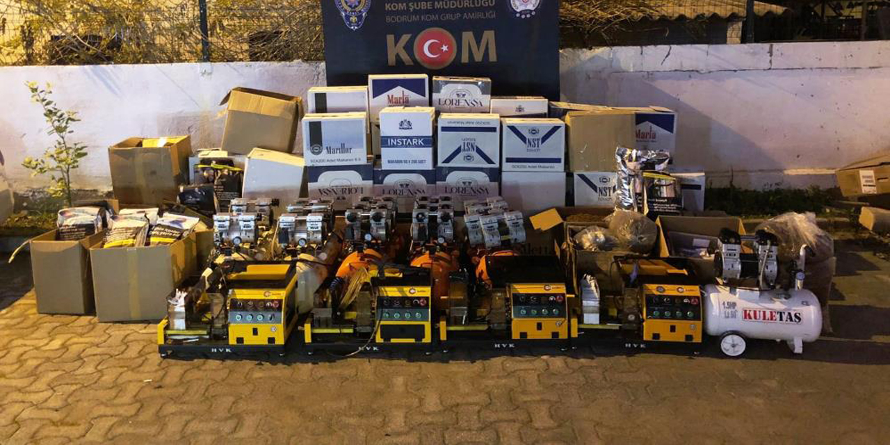 Evini sigara üretim fabrikasına çevirmiş