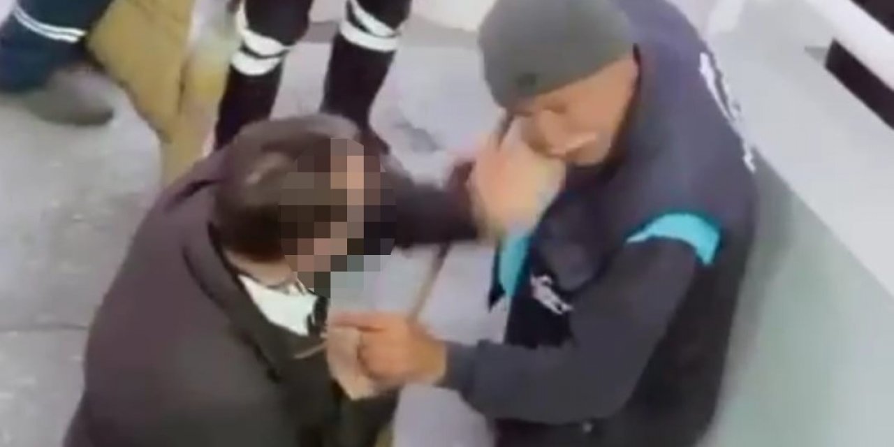 Temizlik görevlisine tokat atan adam serbest bırakıldı