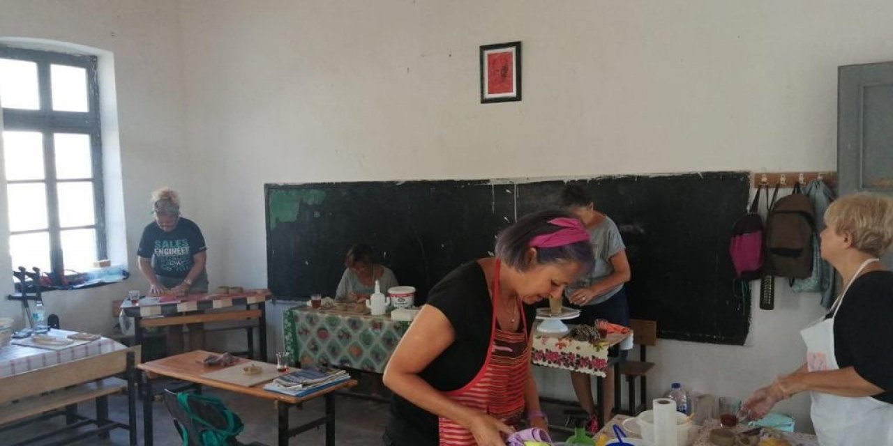 Datça’da asırlık okul binası köy yaşam merkezi oldu