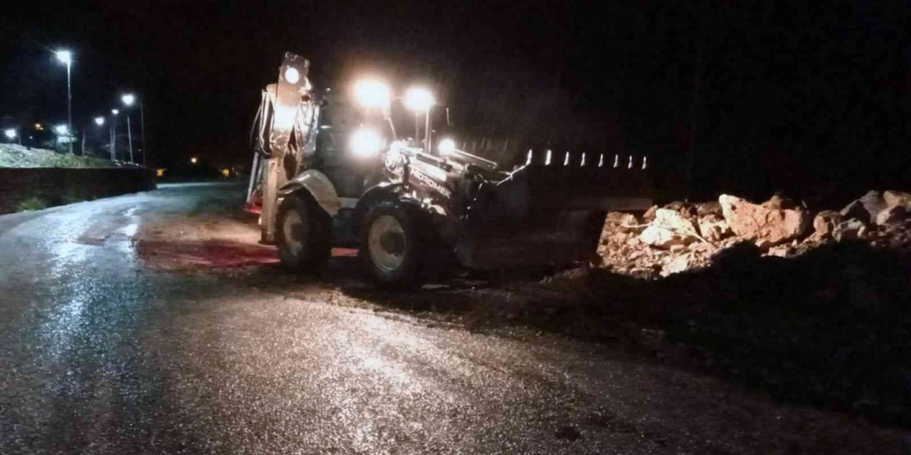 Muğla Büyükşehir Belediyesinden yağmur mesaisi