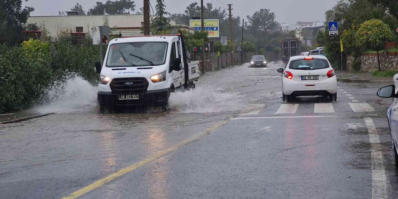 Bodrum’da metrekareye 35 kilogram yağış düştü
