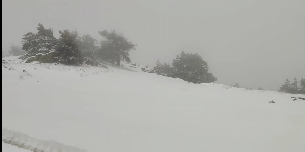 Muğla’da kar yağışı