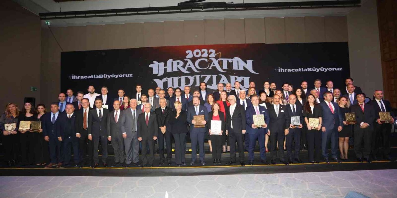 İhracatın yıldızları ödüllerine kavuştu