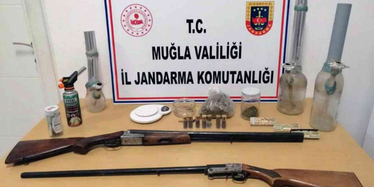 Datça’da uyuşturucu operasyonu