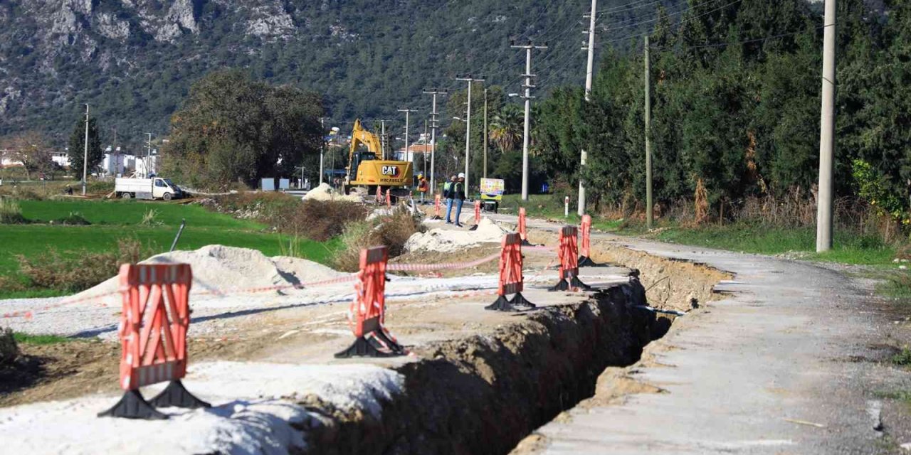 Modern altyapı için Ören’de çalışmalar başladı