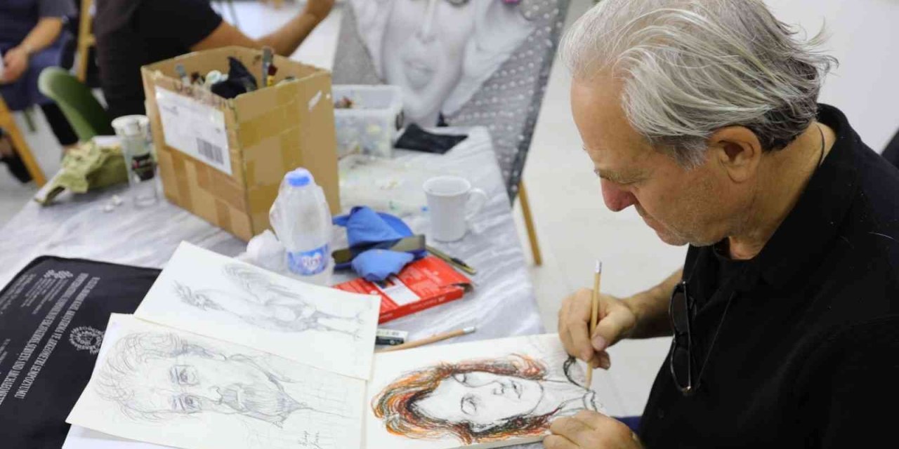 Bayraklı’da resim kursuna yoğun ilgi