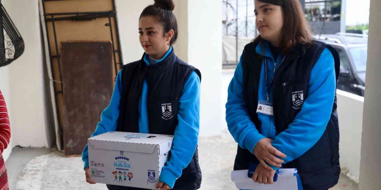 Bir yılda 65 bin litre süt dağıtıldı