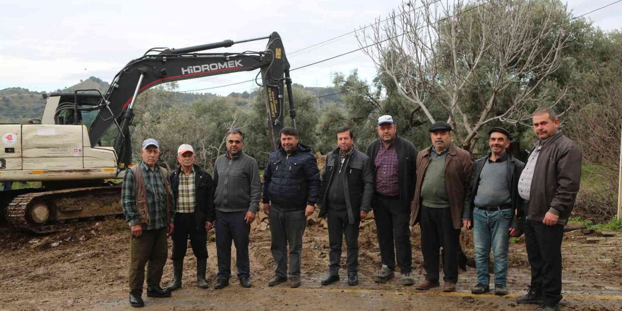 Konuklu’da yol çalışması başladı