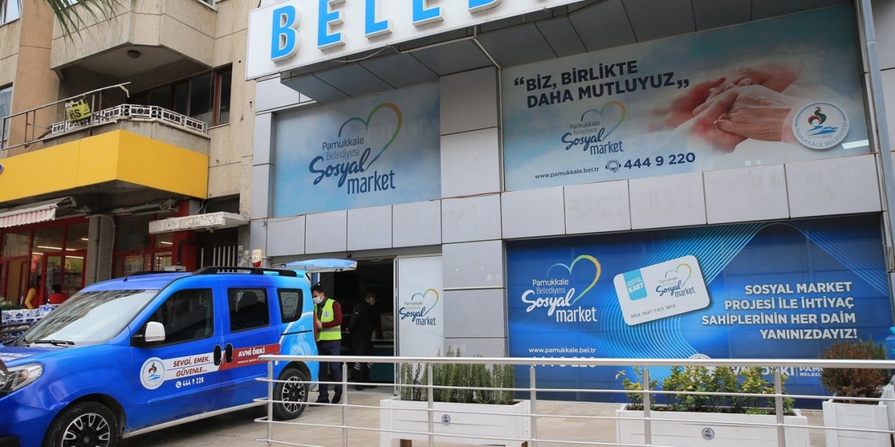 Pamukkale Belediyesi Sosyal Market 7 yaşında