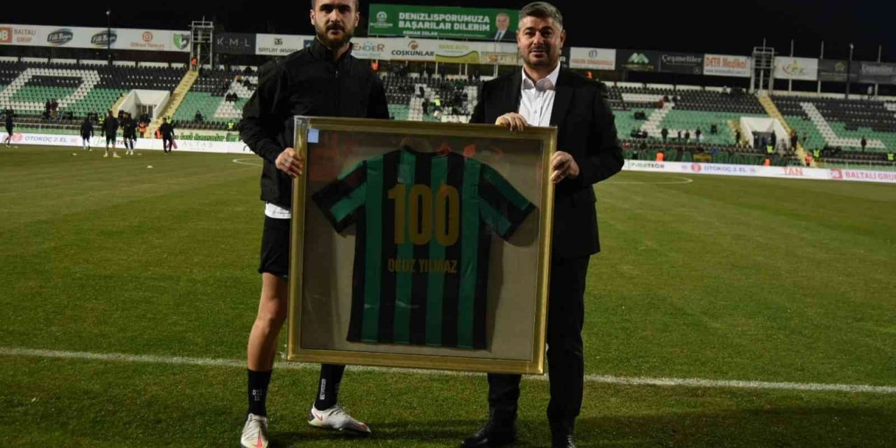 Oğuz Yılmaz, Denizlispor’da 100. maçına çıktı